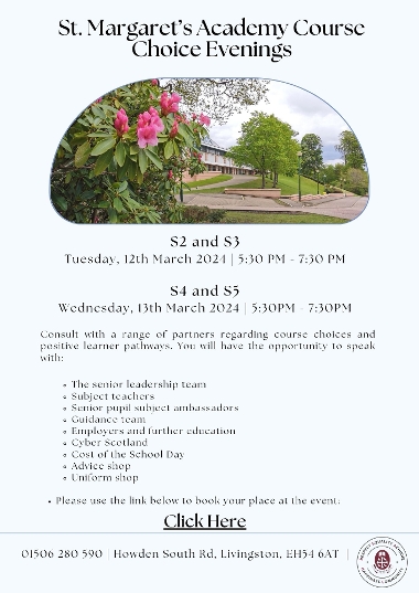Course choice event 2024